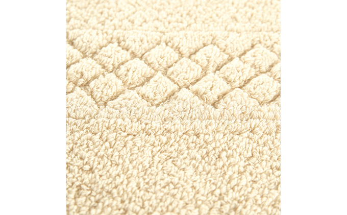 素足快適 コットンリバース バスマット2点セット