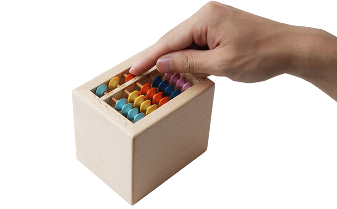 賽銭箱型そろばん貯金箱（スタンダード）[ そろばん 算盤 知育 計算 ]