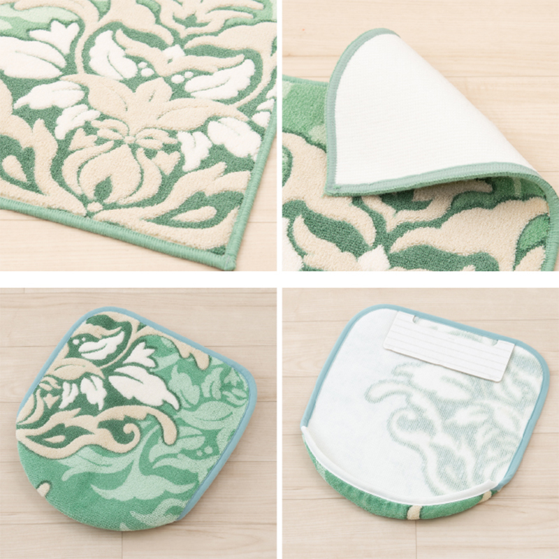 DECORMUSEE サミーラ トイレタリー2点セット（耳長ﾛﾝｸﾞﾏｯﾄ）グリーン