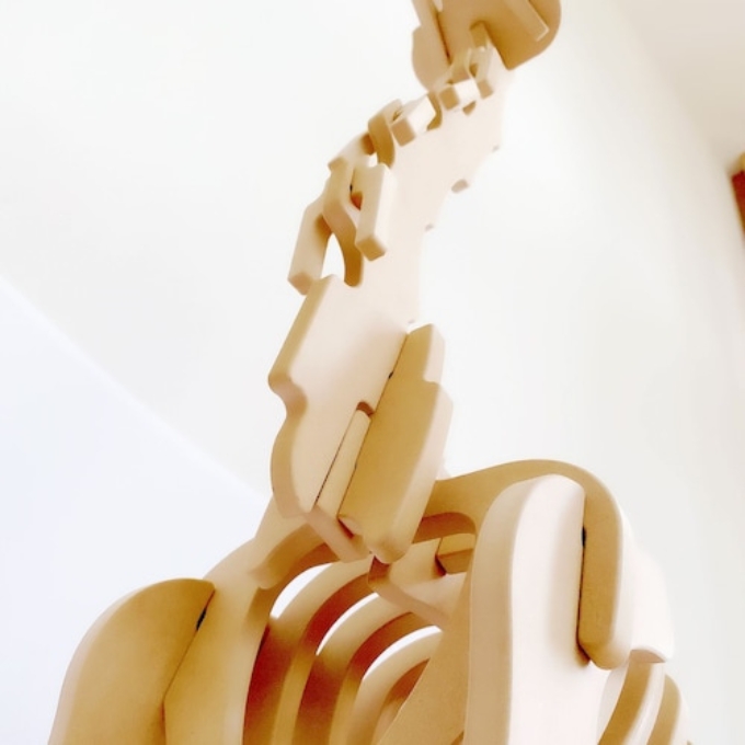 手作り恐竜 ブラキオサウルス タイプ Mサイズ[ 恐竜 パズル 知育 キッズ 子供 おもちゃ 玩具 ]