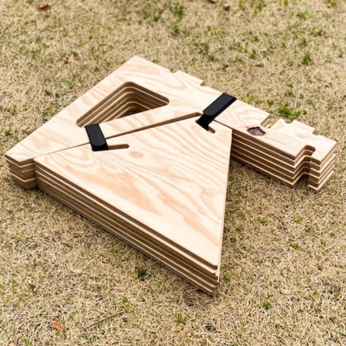 HEXA-TABLE【なごむ】[ テーブル アウトドア キャンプ バーベキュー BBQ 軽量 収納 コンパクト ]