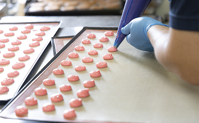 逆さ桜 マカロン 2種 食べ比べ 計12個[ スイーツ 洋菓子 焼菓子 ]