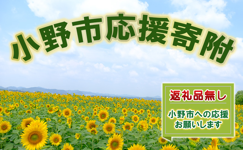 【返礼品なし】小野市応援寄附