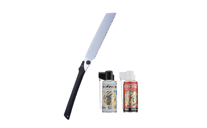 900-68　折込式で切り口ツルツル　シルキー大工鋸セットB