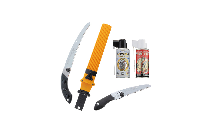 900-61　カーブ刃で生木剪定で楽々スピーディ シルキー万能鋸セットC