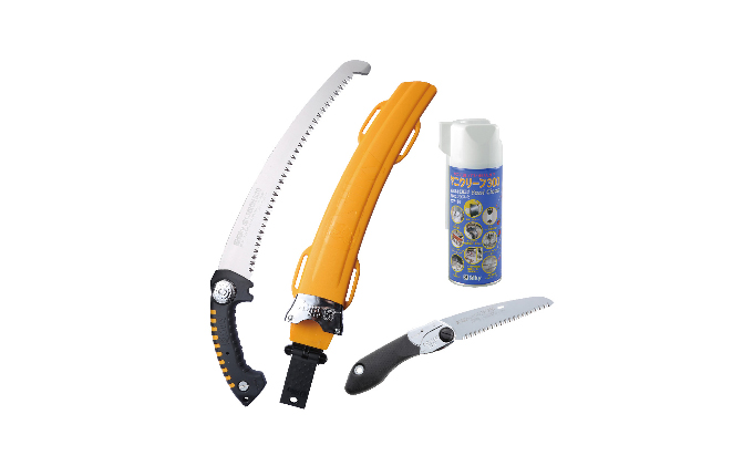 900-64　プロも唸る、太枝に特化した凄い切れ味 シルキー剪定鋸セットB