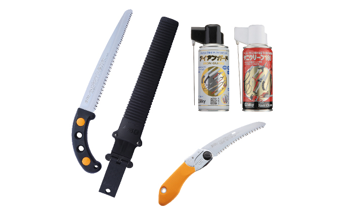 900-63　この1本で細枝・太枝に対応 シルキー剪定鋸セットA