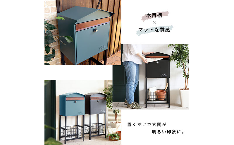 スタンドポスト Moil(モイル)　ブラック