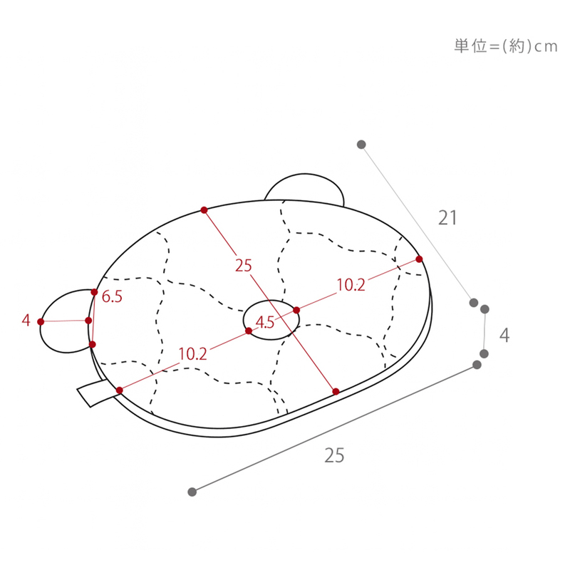 ベビーピロー  Peek-a-boo(ピッカーブー) ベージュ