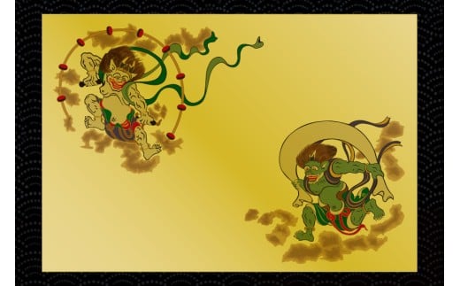 ふるさと納税限定！三田市オリジナル 純金カード 風神雷神[三菱マテリアルトレーディング 兵庫県 三田市 3d28bae300082] 金 純金 カード 5g