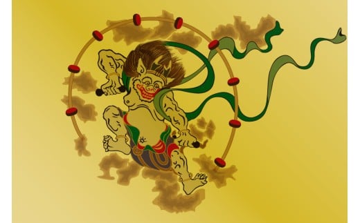 ふるさと納税限定！三田市オリジナル 純金カード 風神雷神[三菱マテリアルトレーディング 兵庫県 三田市 3d28bae300082] 金 純金 カード 5g