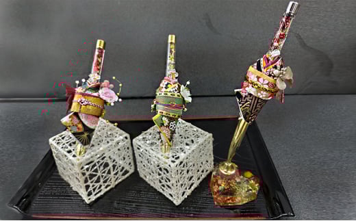 【ふるさと納税】コデマリちゃん・着物ドールリウム お箸カバー ボールペンカバー メイクブラシカバー ふるさと納税 ふるさと 人気 おすすめ 送料無料 兵庫県 三田市 [3d28bae750000]