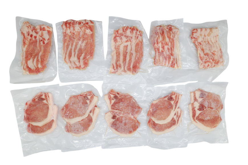 豚肉 豚ロース とんかつ用 しゃぶしゃぶ用 各1kg 計2kg セット [司フーズ・システム 兵庫県 三田市 3d28bdy500011] 真空パック 豚 ロース とんかつ しゃぶしゃぶ 詰め合わせ 豚肉セット 小分け 冷凍