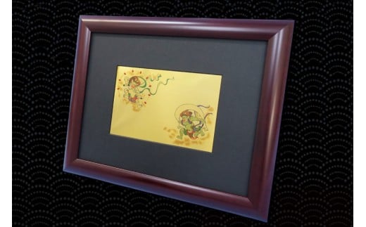 ふるさと納税限定！三田市オリジナル 純金カード 風神雷神[三菱マテリアルトレーディング 兵庫県 三田市 3d28bae300082] 金 純金 カード 5g