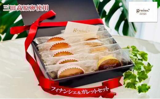 【ふるさと納税】 焼き菓子 フィナンシェ＆ガレットセット ( 三田高原卵使用 ガレットデロア 5個 / フィナンシェ 5個 )洋菓子 焼き菓子 ヘルシー スイーツ ギフト 贈答 お菓子 おやつ  送料無料 兵庫県 三田市 [3d28bae530004]