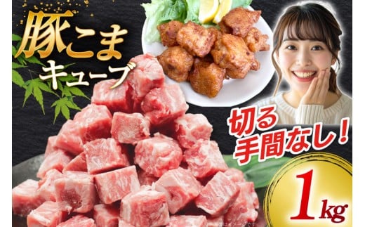 豚肉 豚こまキューブ 1kg 豚こま 豚こま肉 豚 こま切れ [司フーズ・システム 兵庫県 三田市 3d28bdy500000] ぶた ぶたこま 細切れ 豚キューブ 精肉 冷凍 お弁当 おかず