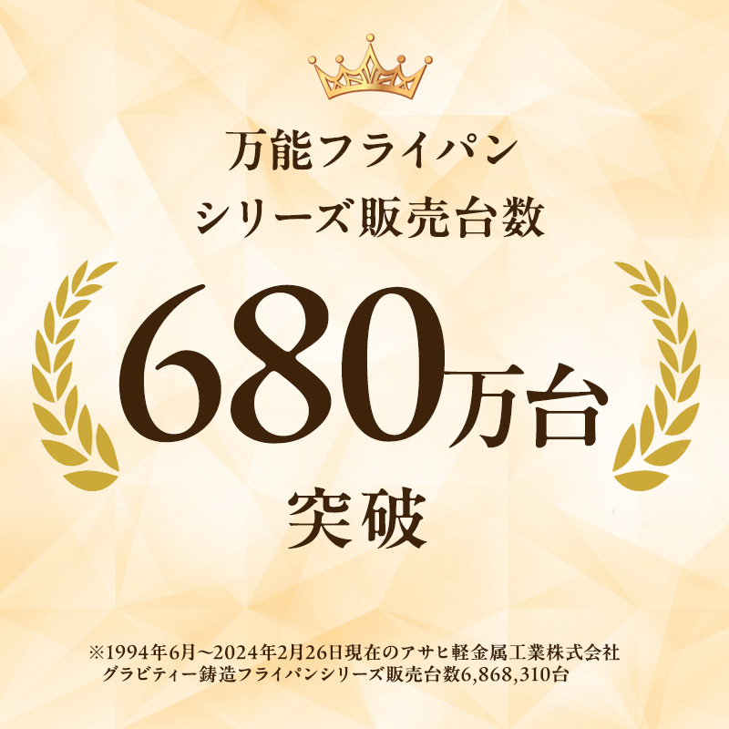 期間限定寄附額 [ オールライト 26cm・ダイヤモンドグレー ] ガラス蓋・レシピ付き フライパン 深型 日本製 ガス・IH対応 調理器具 キッチン 日用品 ギフト プレゼント アサヒ軽金属