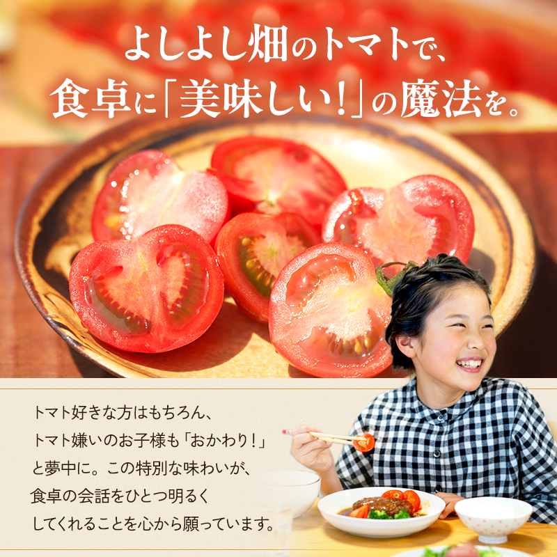 トマト 中玉 800g～1kg よしよし畑のあま～いトマト とまと 