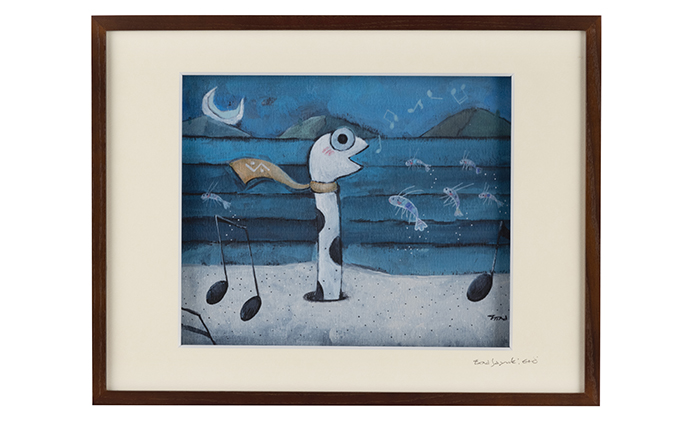 Harry＆Marie 名画 シリーズ(3)「チンさんからの便り」ハリーマリー ジクレー 絵画 インテリア アート