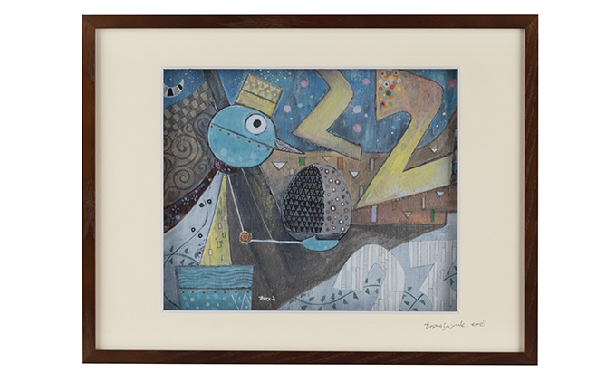 Harry＆Marie 名画 シリーズ(12)「ブリッツからの便り」ハリーマリー ジクレー 絵画 インテリア アート