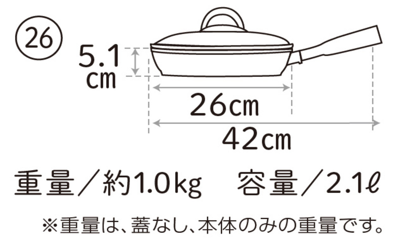 [ ディナーパン (26) ブラック ] アサヒ軽金属 