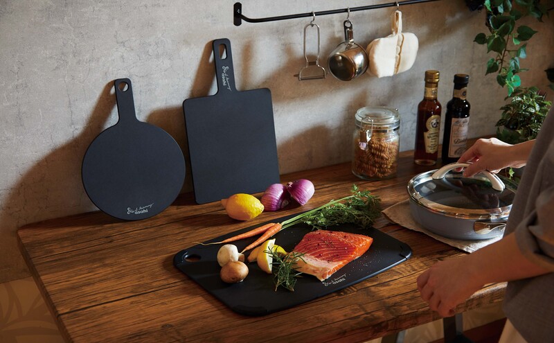 [ ミクロまな板 (L) (M) (S) セット 黒 ] アサヒ軽金属 