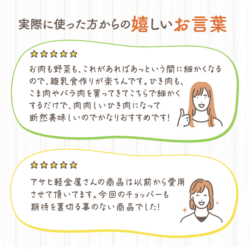 [ オールチョッパー ] 掃除ブラシ・レシピ付き フードプロ