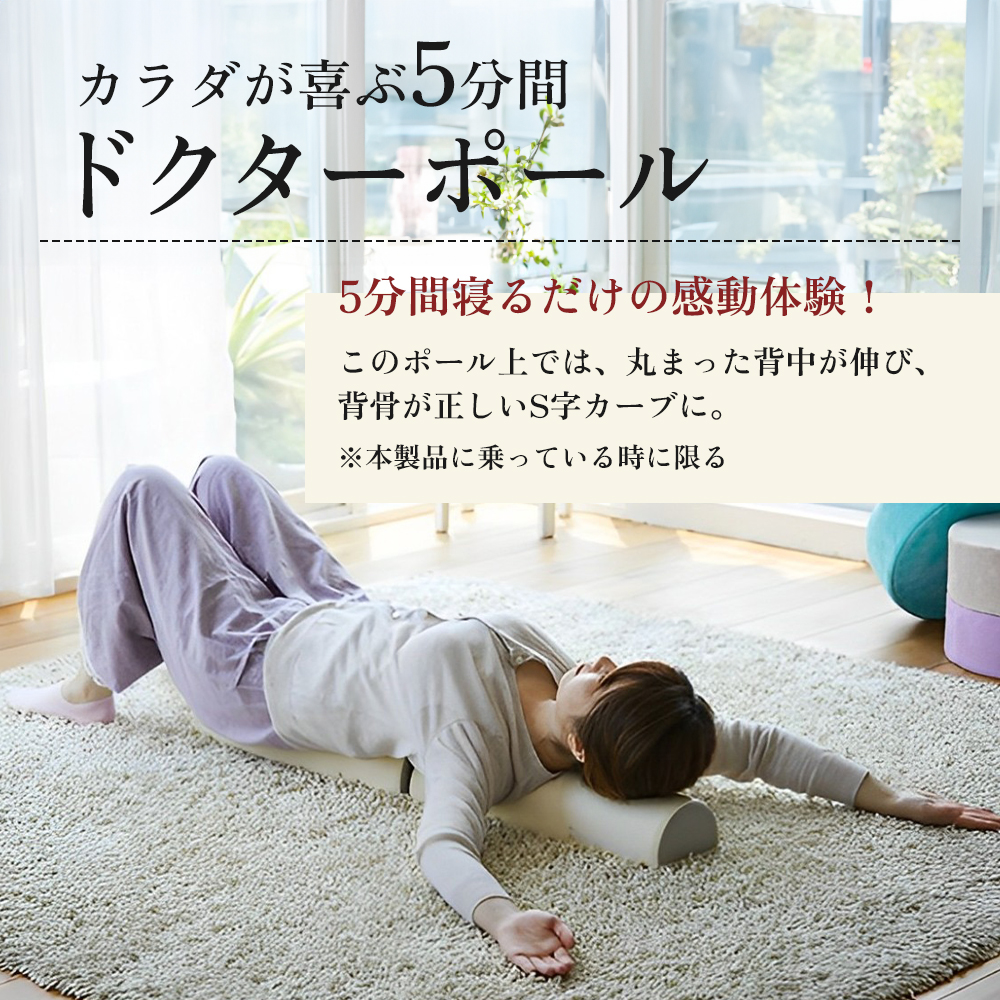 期間限定寄附額 [ ドクターポール ] ポール ストレッチ 姿勢矯正 フィットネス 美容 健康 運動 室内 日用品 アサヒ軽金属