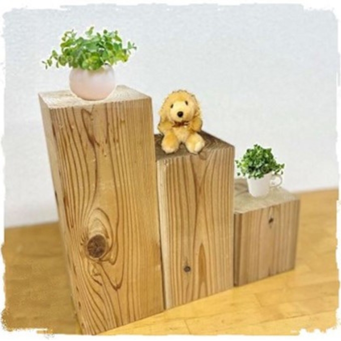 国産角材セット 12kg程度（ 薪 暖炉 スウェーデントーチ 焚火 DIY ）