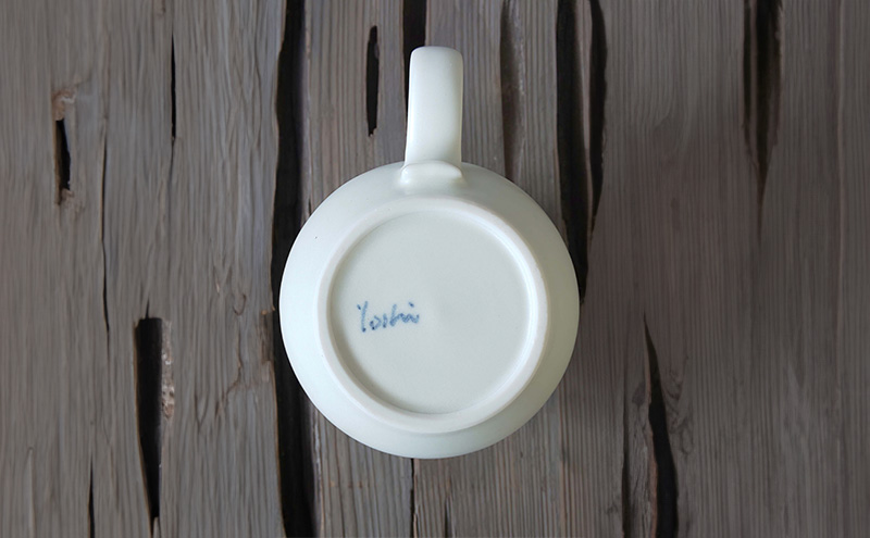 白瓷 マグカップ 単品 1個 電子レンジ対応 食洗機対応 陶芸 