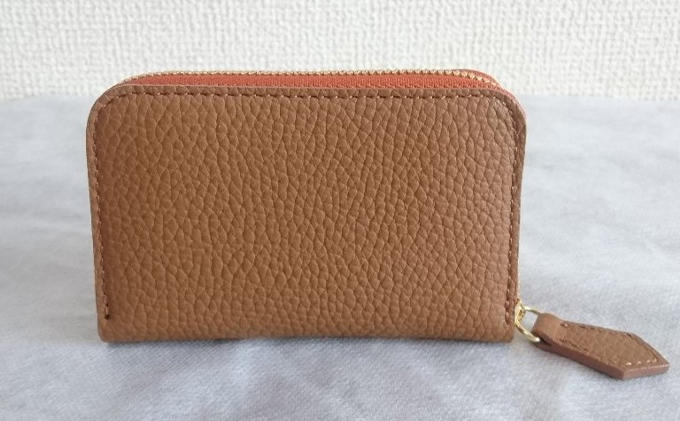 国産シュリンクレザー　ラウンドZIPコインケース ファッシ