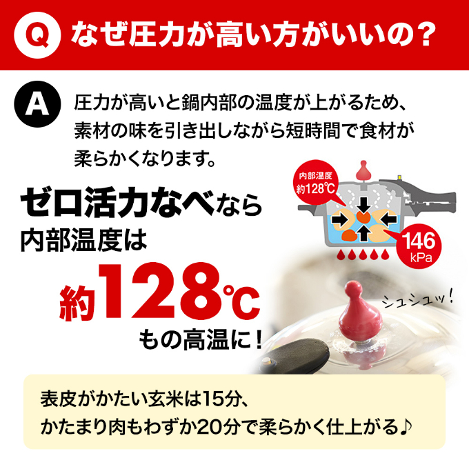 圧力鍋 日テレZIP!で紹介 ゼロ活力なべ M 3.0L アサヒ軽金属 ih対応 日本製 国産 圧力なべ ゼロ活力鍋 3L 3l ステンレス 鍋 なべ  IH ガス 調理器具 キッチン 日用品 ギフト プレゼント お祝い 贈答品 贈答 兵庫県 兵庫: 加西市ANAのふるさと納税