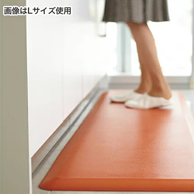 期間限定寄附額 [ ドクターマット S・107cm・ルージュ ] キッチンマット 厚手 体圧分散 抗菌 拭ける キッチン用品 お手入れ簡単 アサヒ軽金属