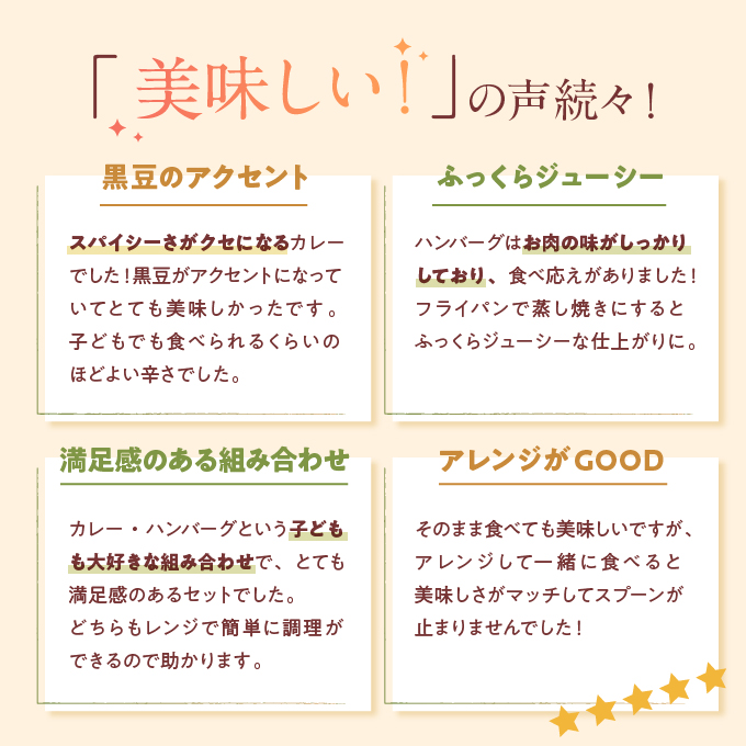 神戸牛 100% プレミアムハンバーグカレー セット  国産 小分