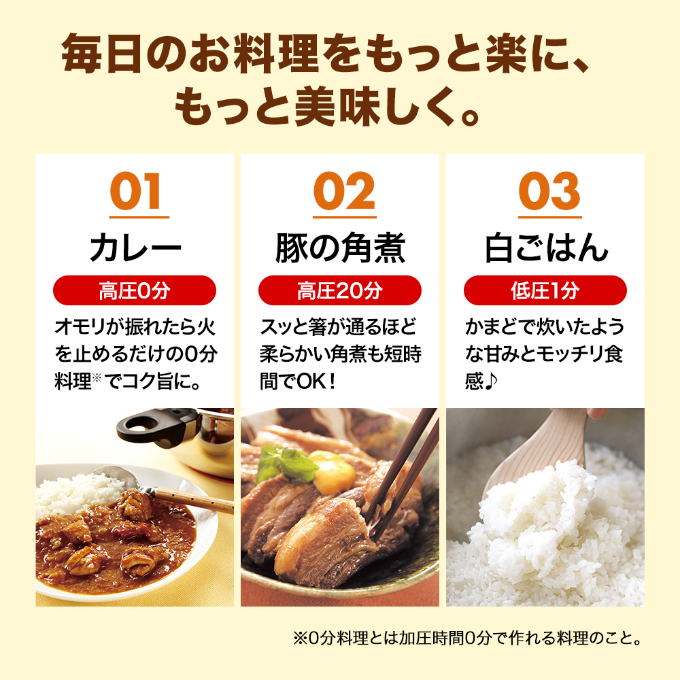 圧力鍋 日本製 ガス・IH対応 [ ゼロ活力なべ S・2.5L ] アサヒ