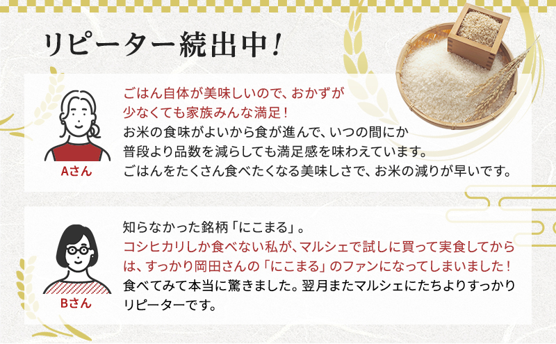 令和7年産 特別栽培米 にこまる 白米 5kg 精米 お米 こめ コ
