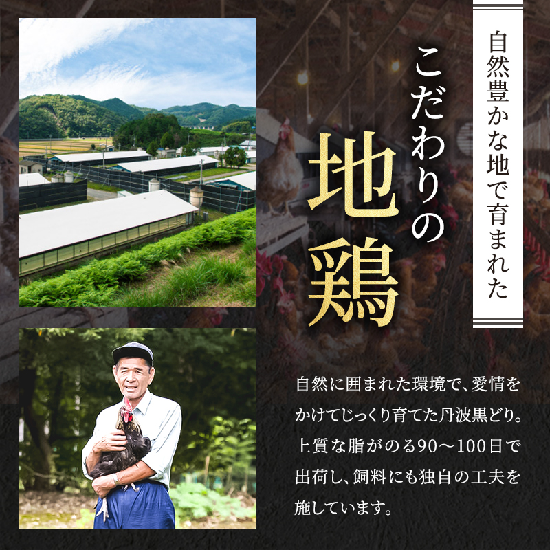 6ヶ月 定期便 地鶏 丹波 黒どり ムネ 2kg 鶏肉 冷凍 丹波山本 