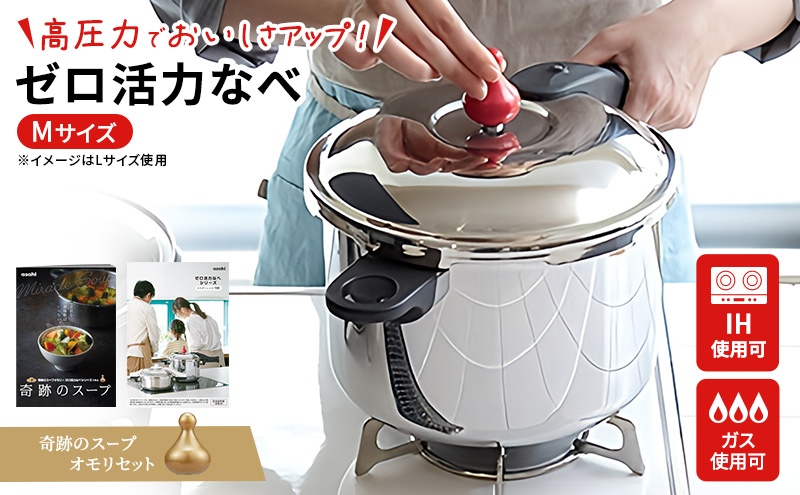 圧力鍋 日本製 [ ゼロ活力なべ M・3.0L 奇跡のスープ セット ]
