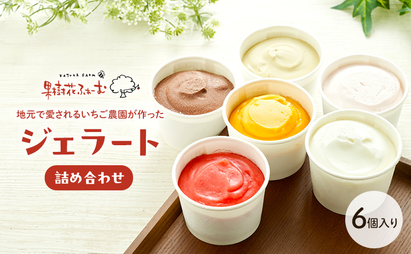 ジェラート 6個 6種 詰め合わせ アイス アイスクリーム スイ