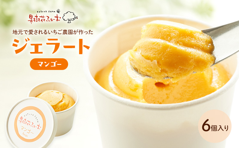 ジェラート マンゴー 6個 アイス アイスクリーム スイーツ 