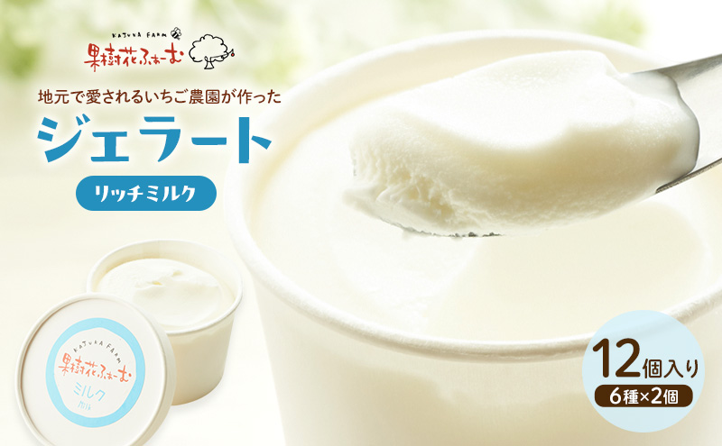 ジェラート ミルク 12個 アイス アイスクリーム スイーツ お