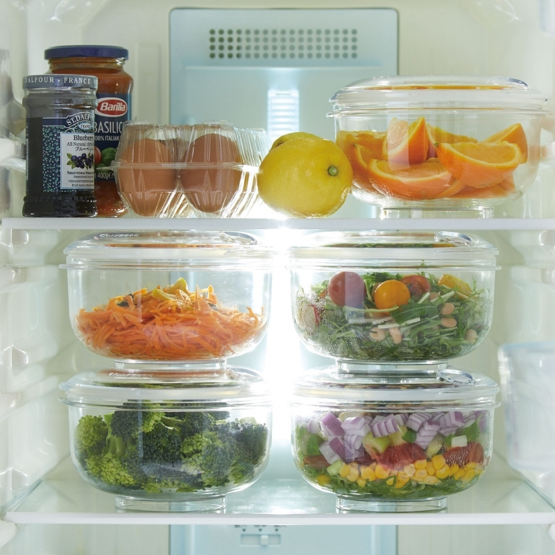 期間限定寄附額 [ 真空 サラダボウル 4個 セット ] 真空ポンプ 付き 真空保存容器 保存容器 真空保存 キャニスター サラダ ボウル そのまま 出せる 密閉 保存 容器 食器 キッチン キッチン用品 おしゃれ アサヒ軽金属