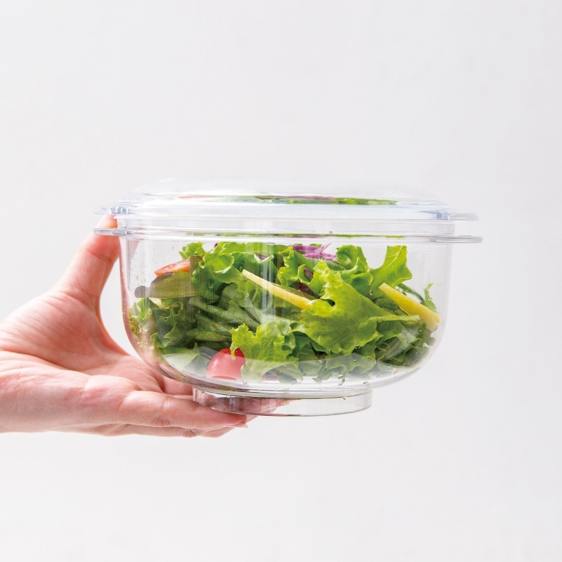 期間限定寄附額 [ 真空 サラダボウル 4個 セット ] 真空ポンプ 付き 真空保存容器 保存容器 真空保存 キャニスター サラダ ボウル そのまま 出せる 密閉 保存 容器 食器 キッチン キッチン用品 おしゃれ アサヒ軽金属