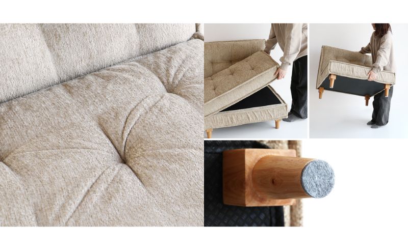 期間限定寄附額 ソファ Herit. Block Sofa 2点セット インテリア 家具 おしゃれ 日用品 市場家具