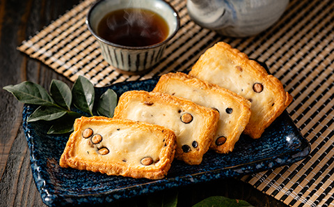 【丹波篠山の幸の味】パリッと香ばしい黒豆入りおかき TO-Ｄ