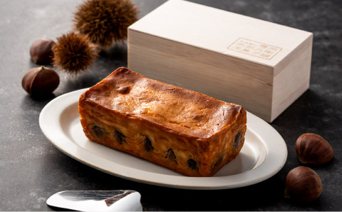 丹波栗ゴロリ「篠雪」高級チーズケーキ(木箱入り）