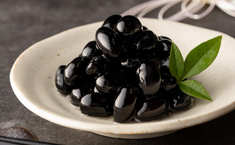 丹波の恵み～御進物に！！～阪本屋のギフト～【黒豆煮詰合せ2本】（黒豆煮500ｇ×2）