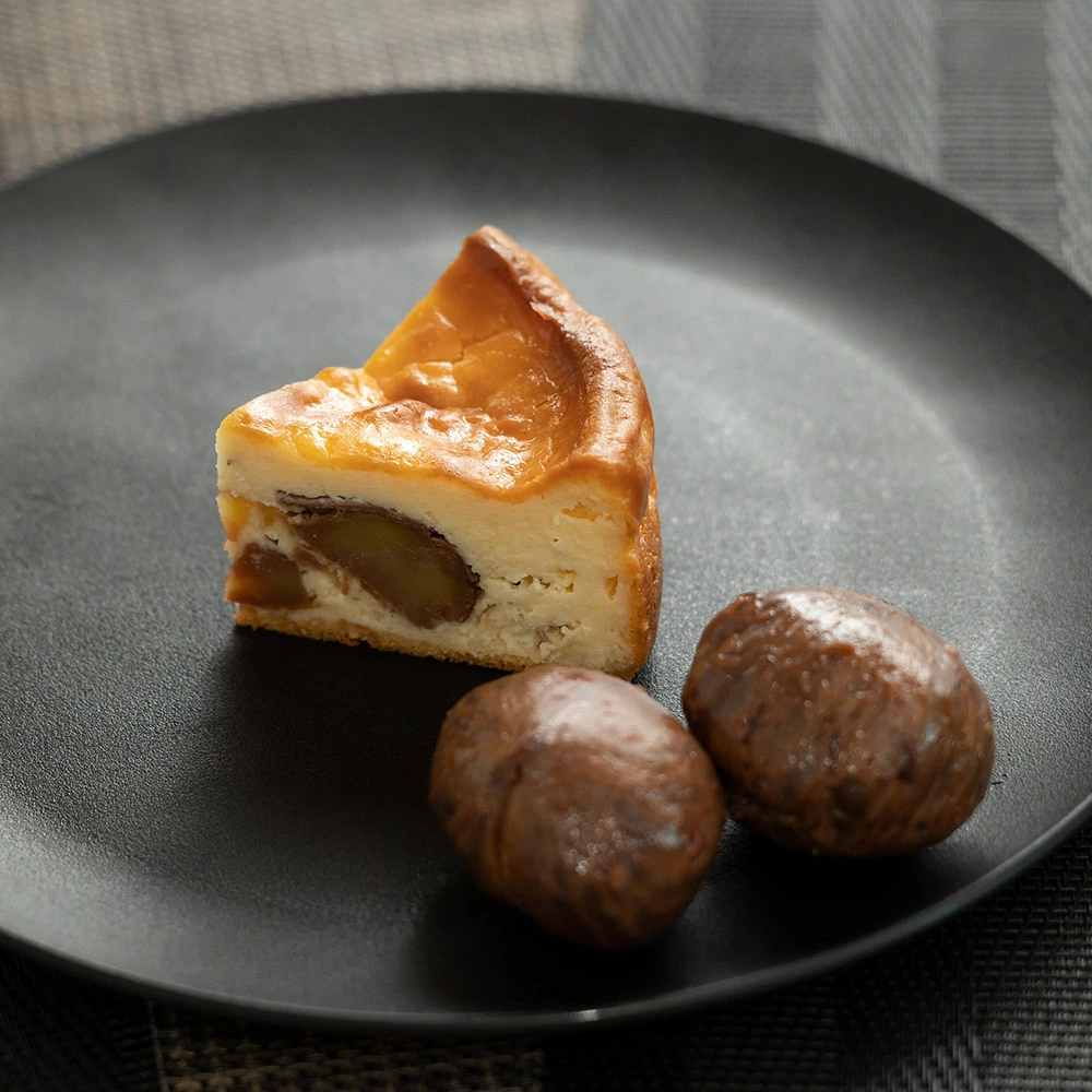 雪岡のチーズケーキ「丹波栗のチーズケーキ」