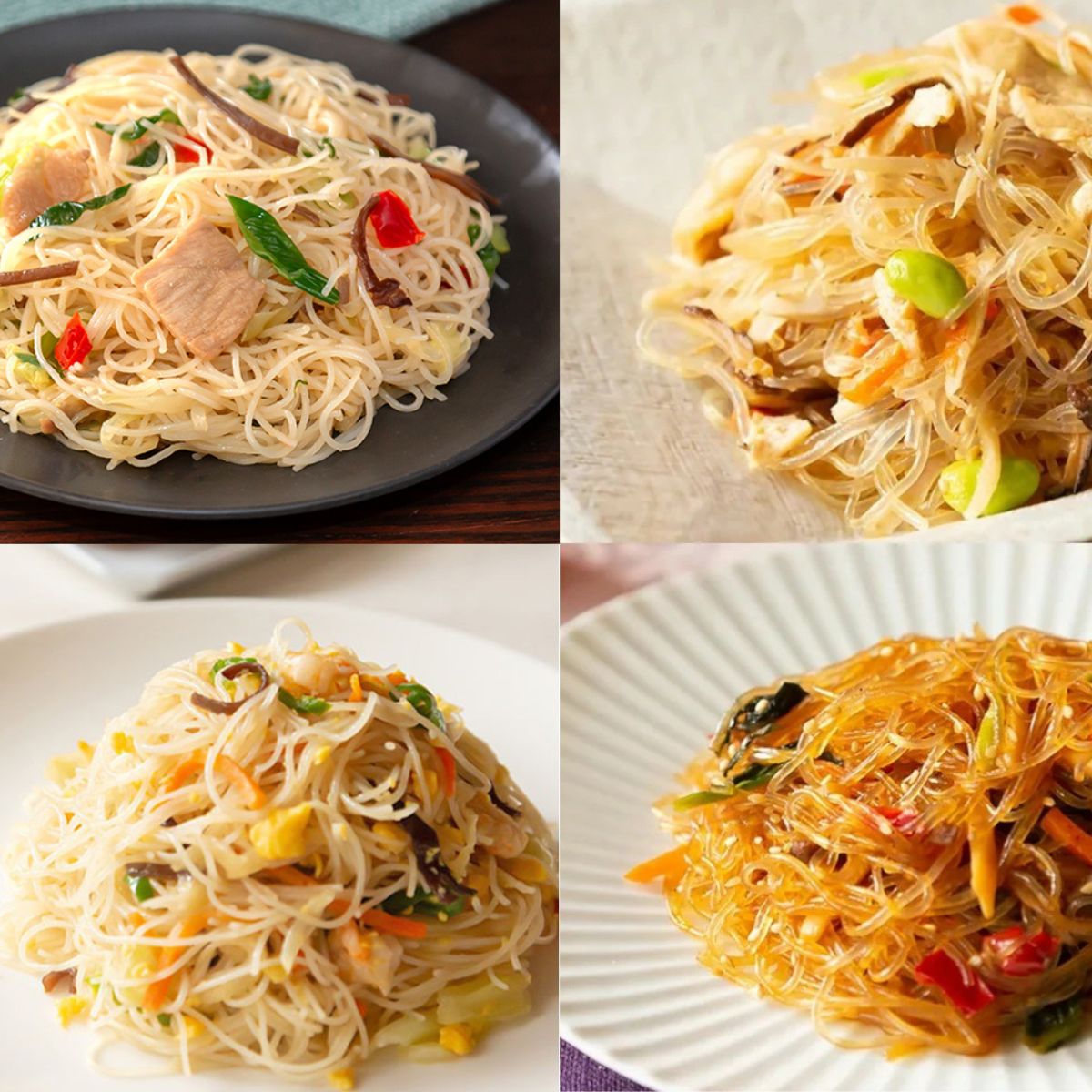 ビーフン  (8食入) & はるさめ (8食入)  ダブルオールスターセット 「ケンミンの焼ビーフン～♪」お米から広がる、やさしい食卓。