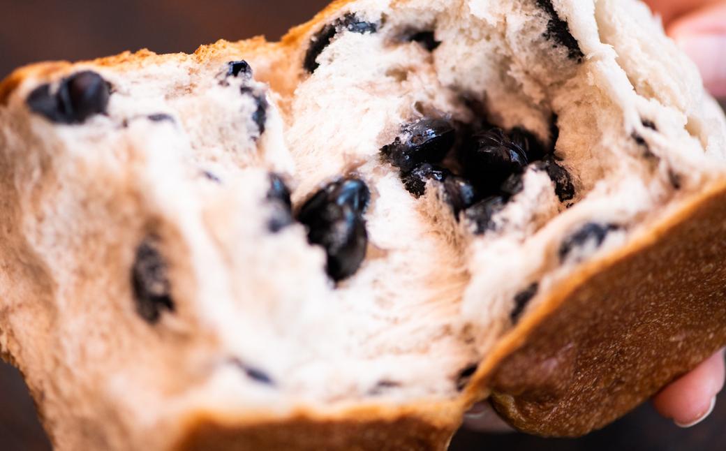 【TVで紹介!】丹波篠山 黒豆食パン１斤・黒豆マーブル食パン１斤 ５つ星ひょうご認定・TVで紹介されました！